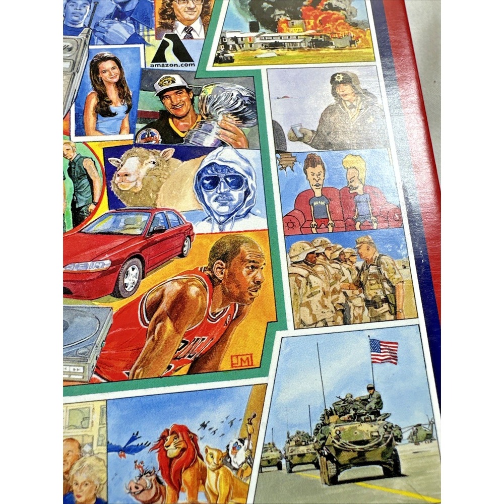 NEW White Mountain Jigsaw Puzzle THE 1990'S Collage 1000 Piece 24X30 Mellett 90s - Picture 14 of 16